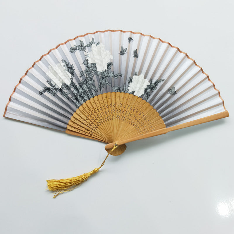 Bamboo Fracture Fan Head Qingyixiao Craft Gift - Amazhona 