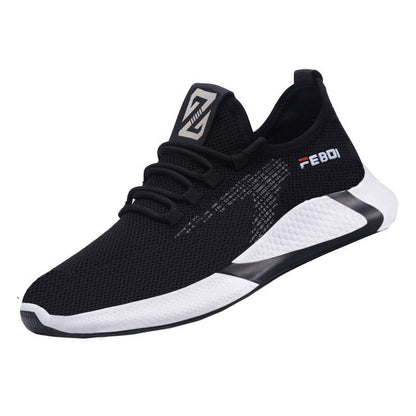 Men's shoes autumn and winter plus velvet casual shoes men's trend sports shoes - Amazhona 