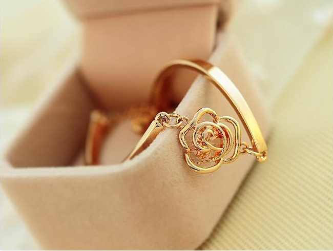 Women's Fashion Rose Bracelet - Amazhona 