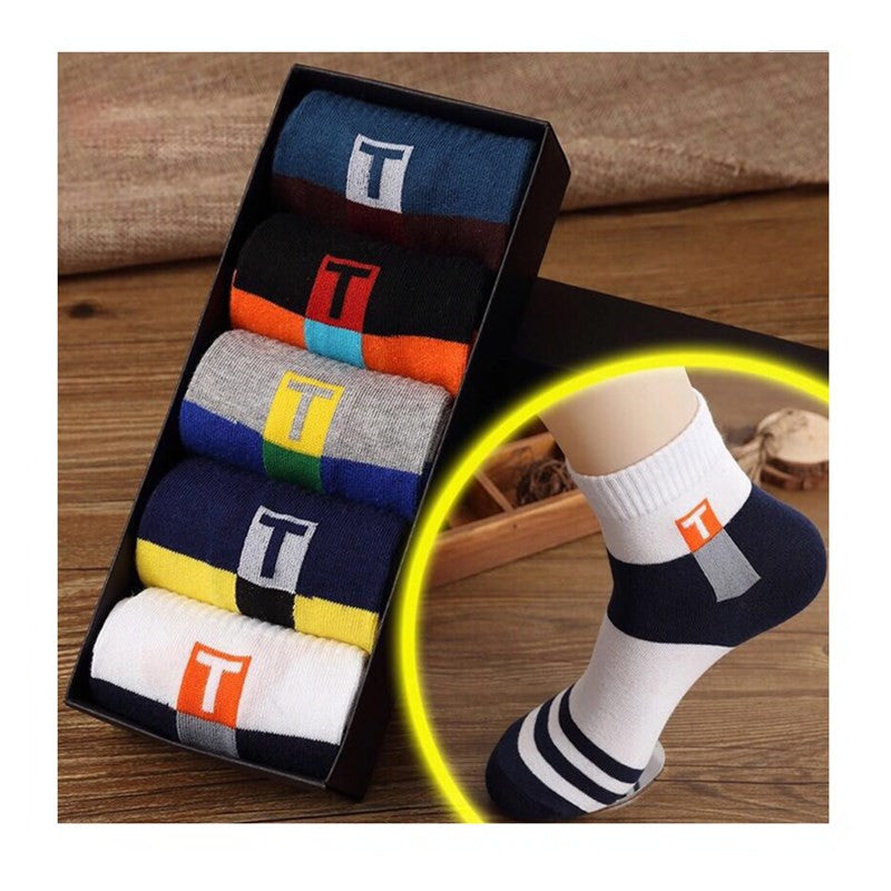 Men's In-tube Socks Trendy In-tube Socks Fashion Polyester Socks - Amazhona 