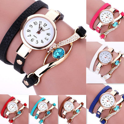 New Fashion Hot Women's Belt Three Circle Wristwatch - Amazhona 