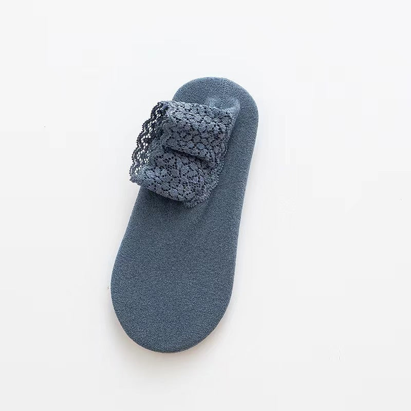 Warm And Thick Lace Confinement Sleeping Socks - Amazhona 