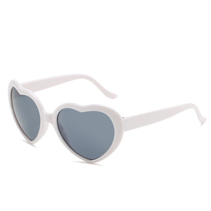 Women's Fashion Trend Heart-shaped Sunglasses - Amazhona 