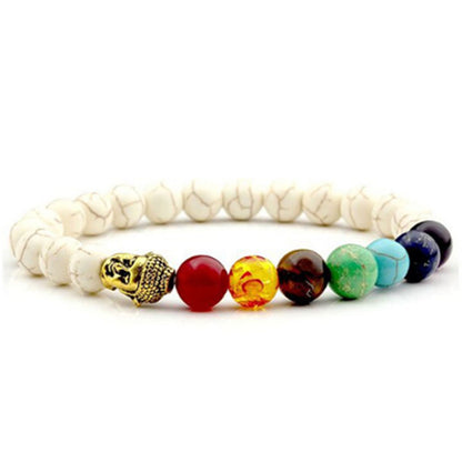 Colorful Chakra Yoga Energy Bracelet - Amazhona 