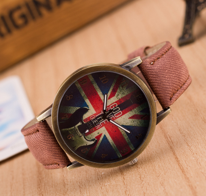 UK Flag Wrist Watch - Amazhona 