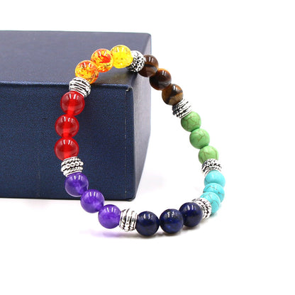 Colorful Chakra Yoga Energy Bracelet - Amazhona 