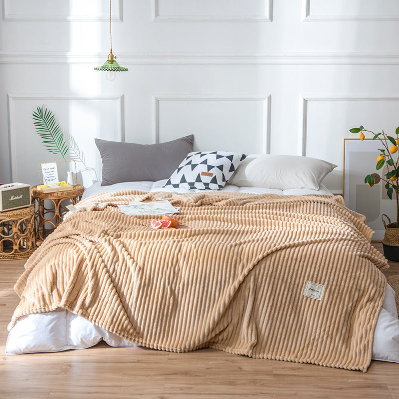 Flannel sheets Solid blanket - Amazhona 