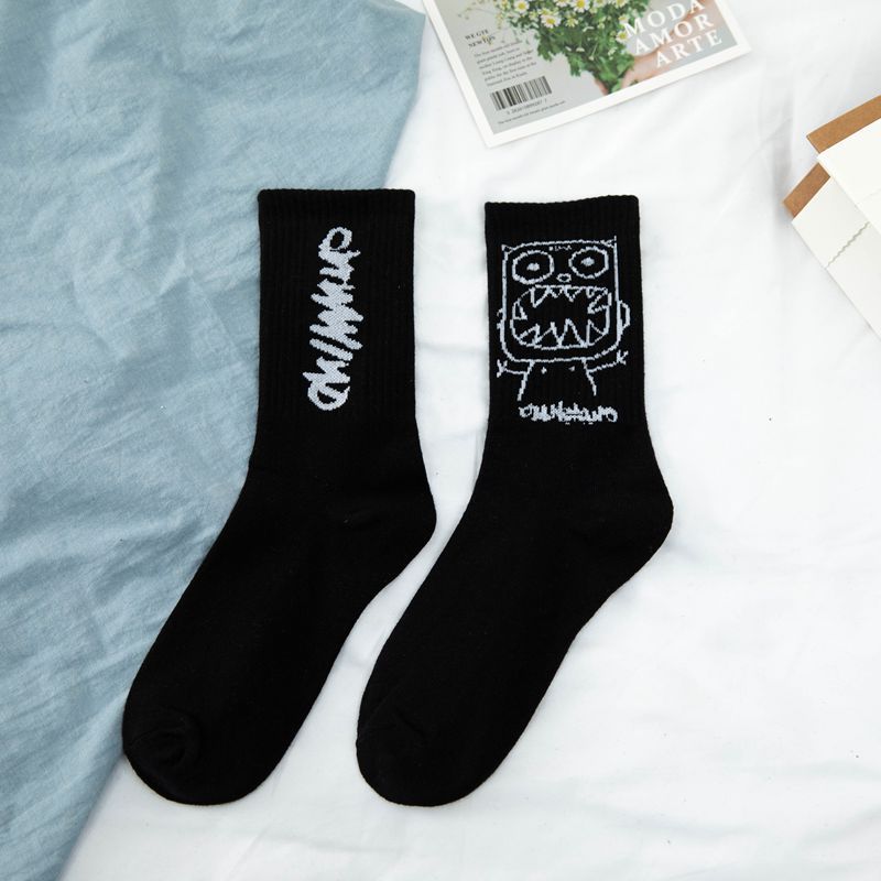 Korean Version Of Street Skateboard Basketball Socks - Amazhona 