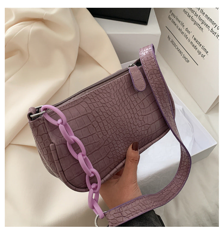 Net Red French Underarm Bag Small Bag Texture Western Style Ins Temperament Shoulder Bag Women - Amazhona 