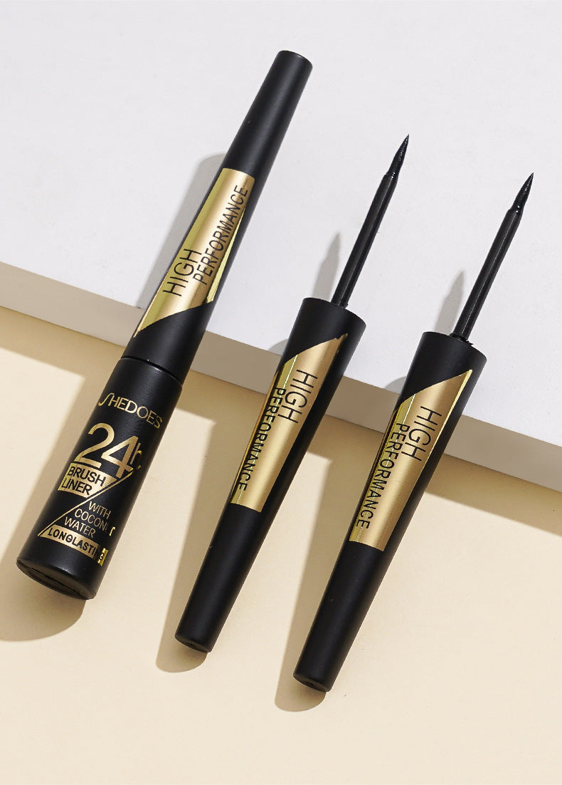 Waterproof Sweat Proof Long-lasting Hard Headed And Lazy Eyeliner