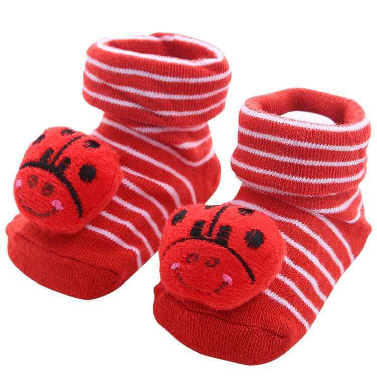 0-1 Years Spring Autumn Soft Cotton Baby Girls Socks Newborn Cartoon Animal Baby Socks Infant Baby Boy Sock Anti Slip Floor Sock - Amazhona 