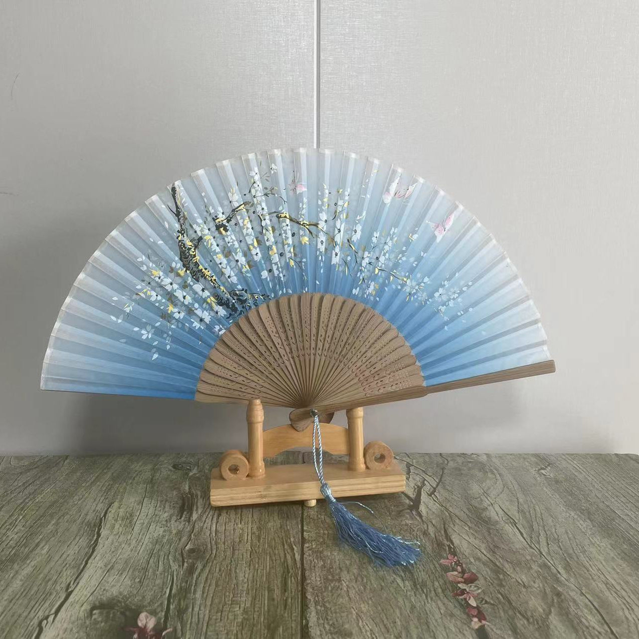 Home Fashion Japanese Print Folding Fan - Amazhona 