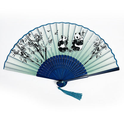 Home Fashion Japanese Print Folding Fan - Amazhona 