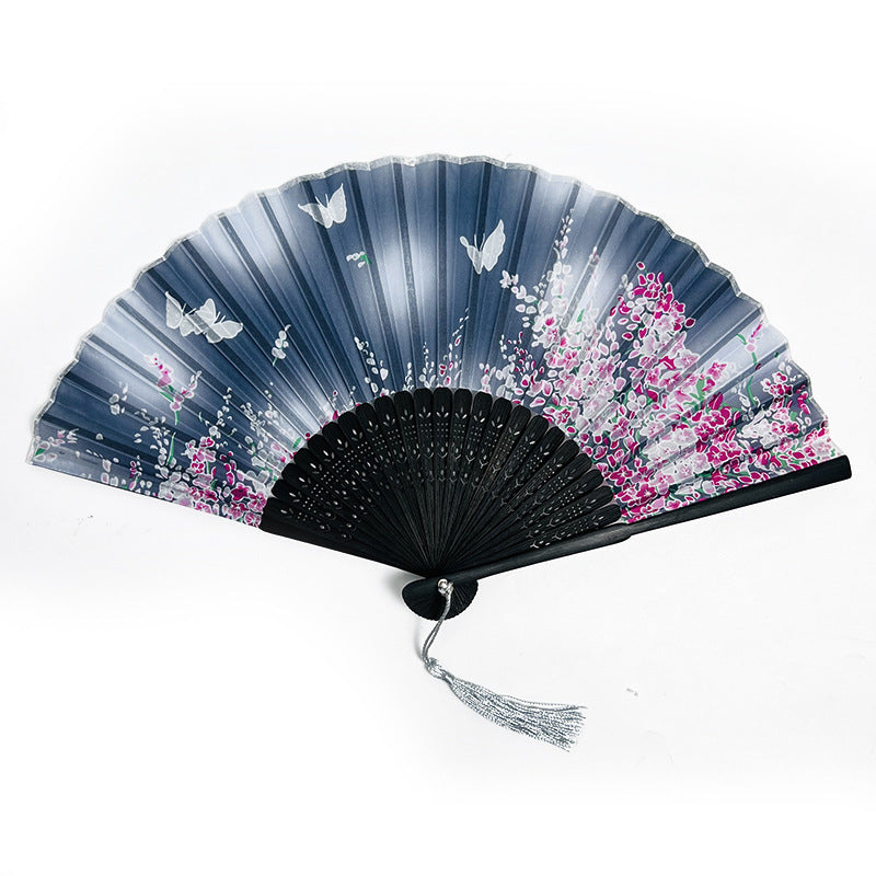 Home Fashion Japanese Print Folding Fan - Amazhona 