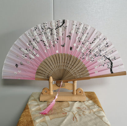 Home Fashion Japanese Print Folding Fan - Amazhona 