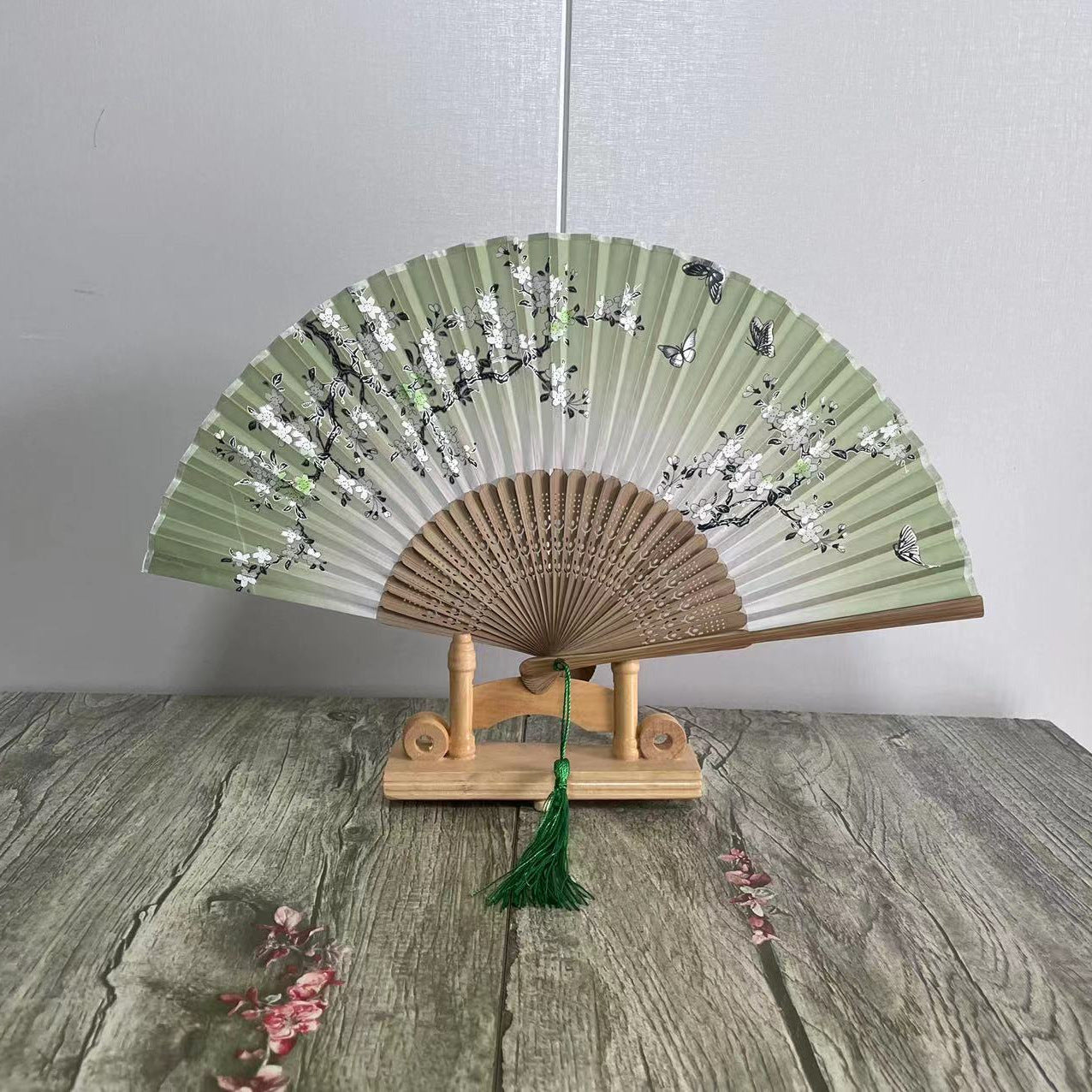 Home Fashion Japanese Print Folding Fan - Amazhona 