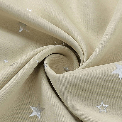 Shiny Stars Children Cloth Curtains For Kids Boy Girl Bedroom Living Room Blue/Pink Blackout Cortinas Custom Made Drape wp123#45 - Amazhona 