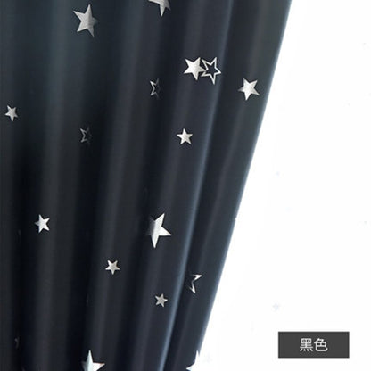 Shiny Stars Children Cloth Curtains For Kids Boy Girl Bedroom Living Room Blue/Pink Blackout Cortinas Custom Made Drape wp123#40 - Amazhona 