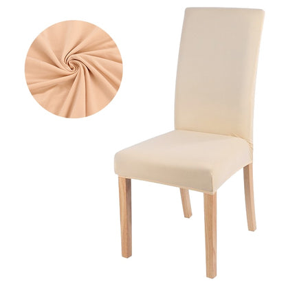 Elastic solid color Chair Cover Home Spandex Stretch Slipcovers Chair Seat Covers For Kitchen Dining Room Wedding Banquet Home - Amazhona 