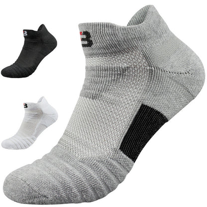 Elite Basketball Socks Men's Short Thick Towel Bottom - Amazhona 