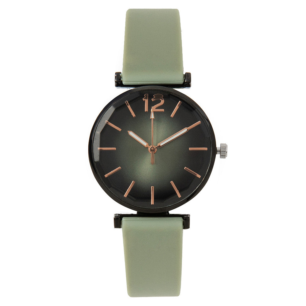 Women's Fashion Gradient Silicone Casual Watch - Amazhona 