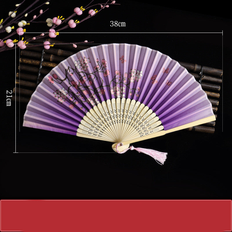 Home Fashion Japanese Print Folding Fan - Amazhona 