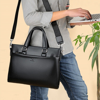 Men's Business Simplicity Shoulder Messenger Bag - Amazhona 