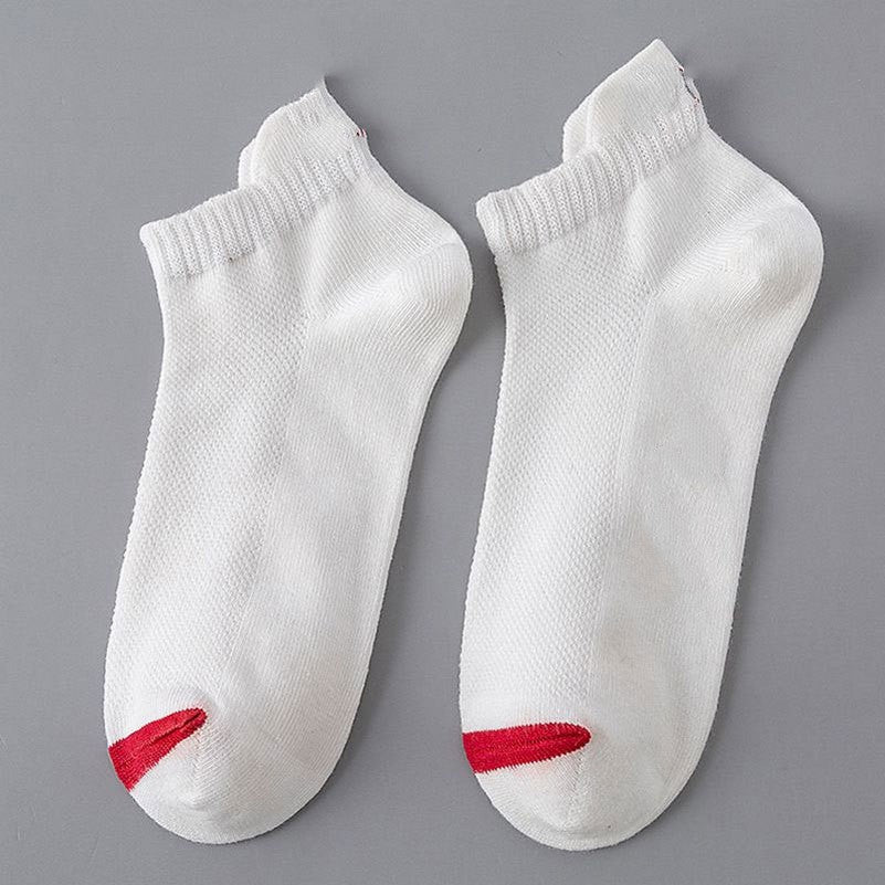 Deodorant Low-top Ankle Socks Mesh Style For Sports Sweat-proof Deodorant - Amazhona 