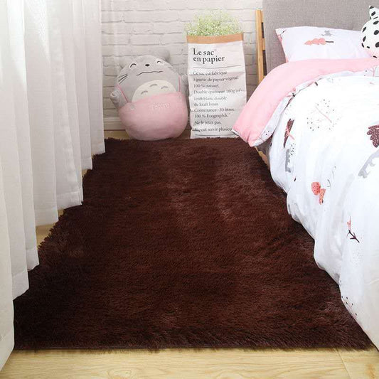 Silk Wool Carpet Bedroom Cute Room Bedside - Amazhona 