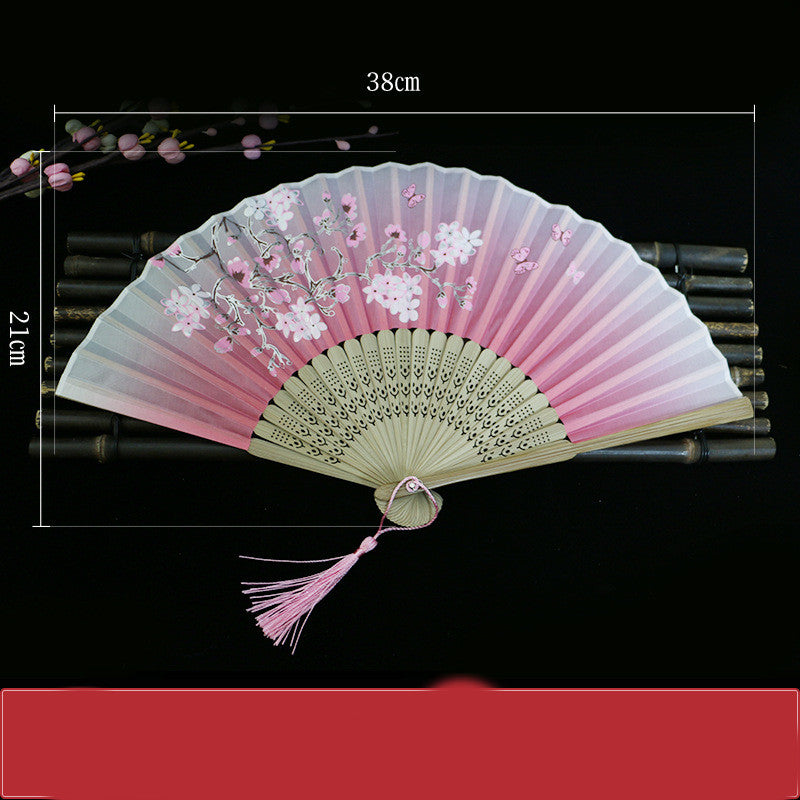 Home Fashion Japanese Print Folding Fan - Amazhona 