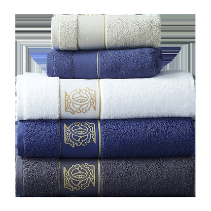 Pure Cotton Absorbent Five-star Hotel Solid Color Large Towel