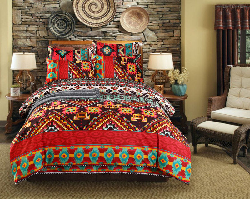 Bohemian Bedding Four-piece Set Of Ethni - Amazhona 