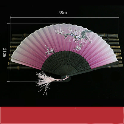 Home Fashion Japanese Print Folding Fan - Amazhona 