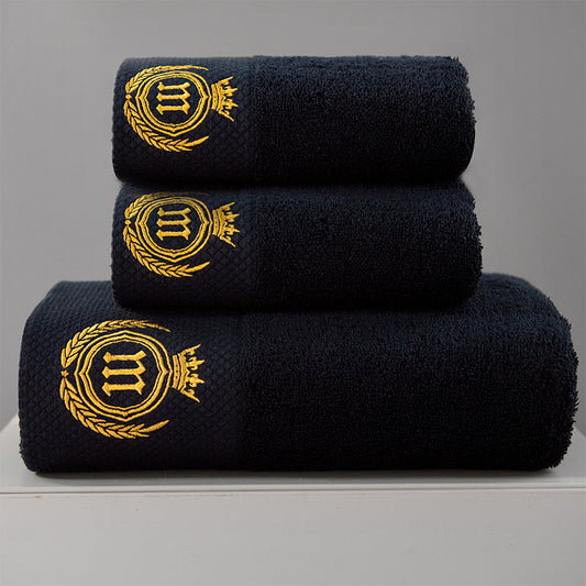 Three Piece Bibulous Bath Towel Set - Amazhona 