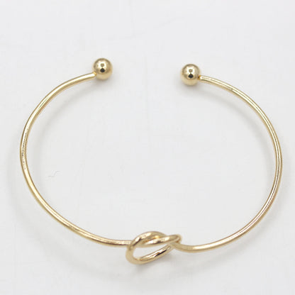 Knotted Bracelet With Adjustable Opening - Amazhona 