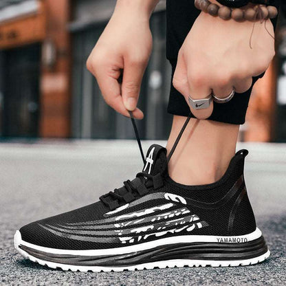 Men's Breathable Casual Running Fashion Shoes Youth Soft Sole Mesh - Amazhona 