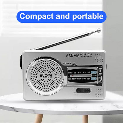 Portable Two Band Radio FM Stereo Semiconductor - Amazhona 