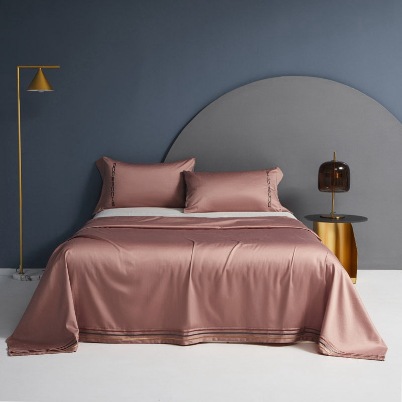 Cotton Single Bed Sheet Pillowcase Three Piece Set - Amazhona 