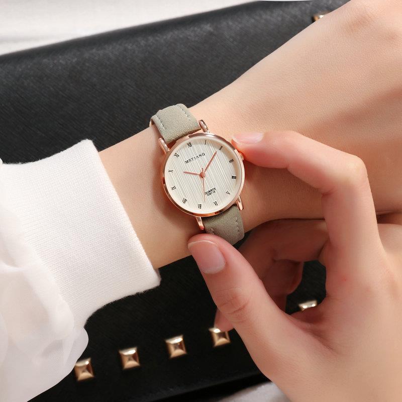 Simple Casual Belt Ladies Couple Quartz Watch - Amazhona 