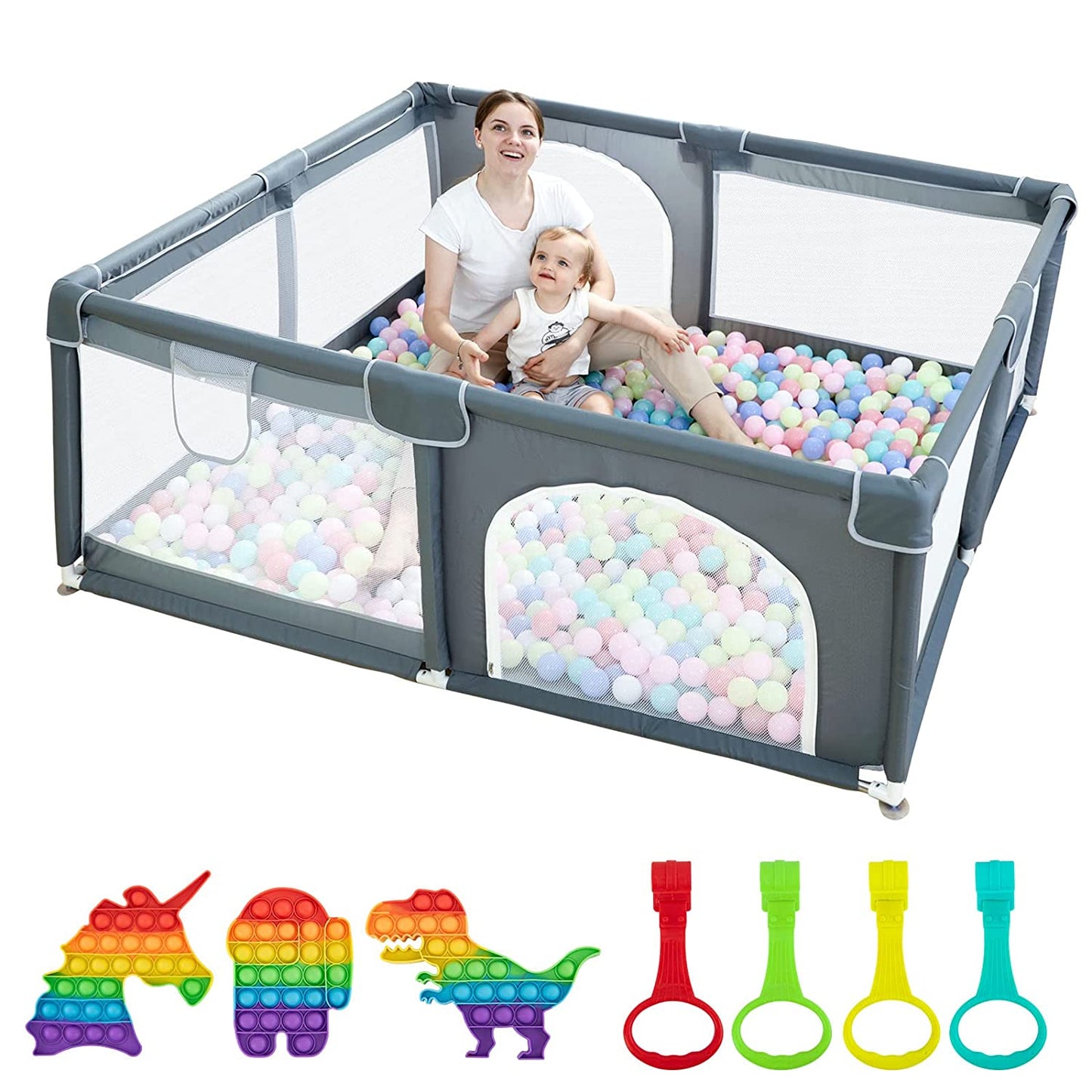 Large baby playpen79x71, extra large play pen for babies and toddlers