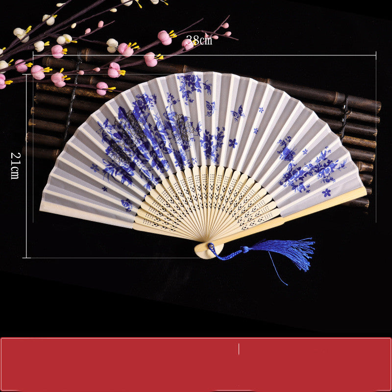 Home Fashion Japanese Print Folding Fan - Amazhona 