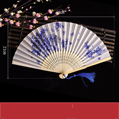 Home Fashion Japanese Print Folding Fan - Amazhona 