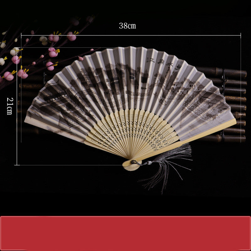 Home Fashion Japanese Print Folding Fan - Amazhona 