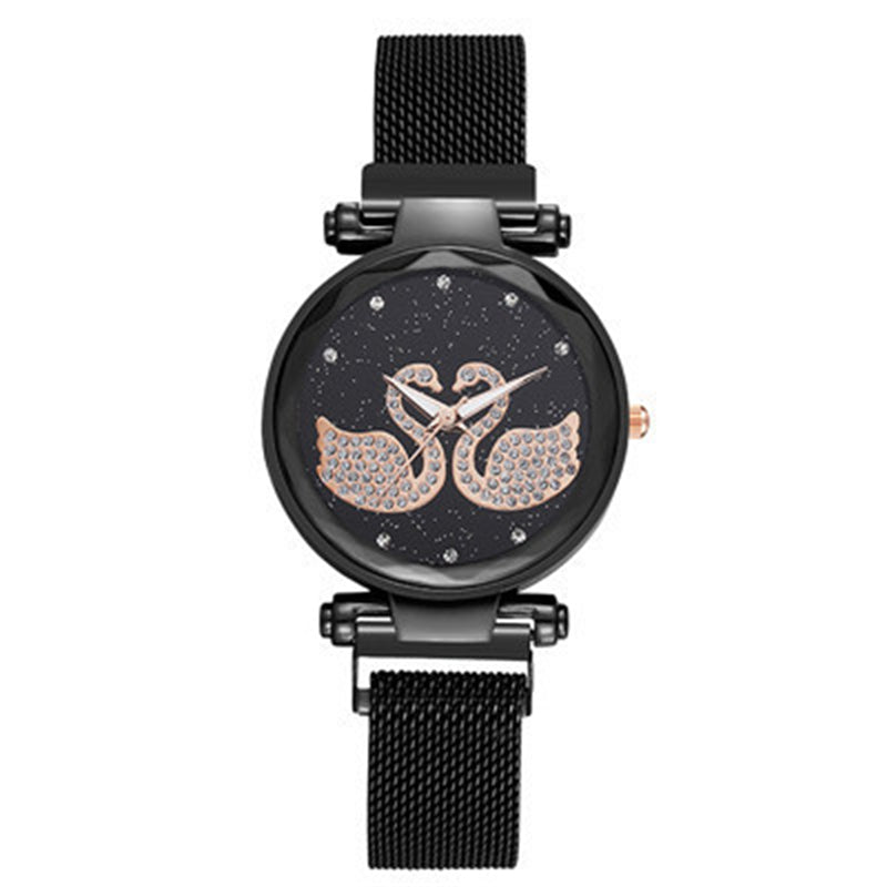 Magnet quartz ladies watch - Amazhona 