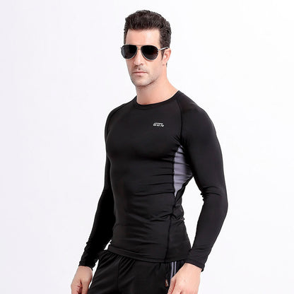 Training Suit Running Autumn And Winter Long-sleeved Top - Amazhona 