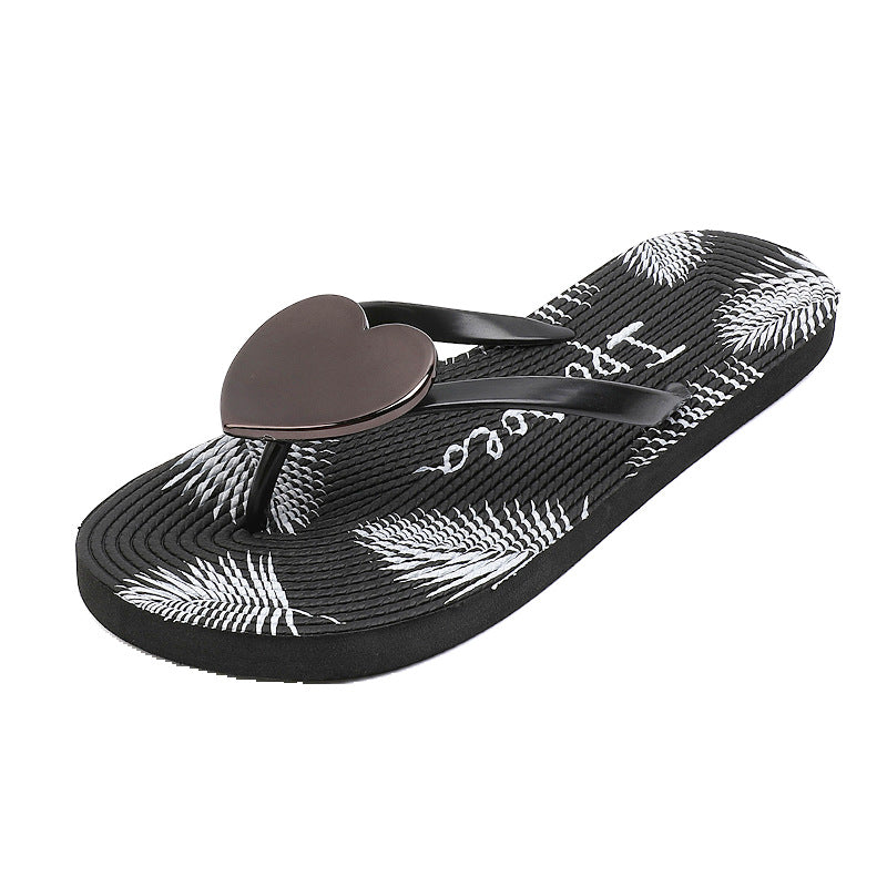 Love Flip Flops Women's Flip Flops Beach Shoes - Amazhona 