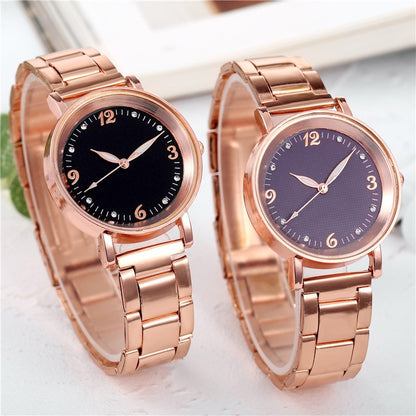 Stainless Steel Band Casual Fashion Quartz Watch - Amazhona 