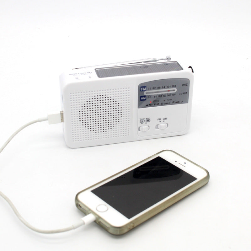 Solar Multifunctional Radio For Hand Power Generation - Amazhona 