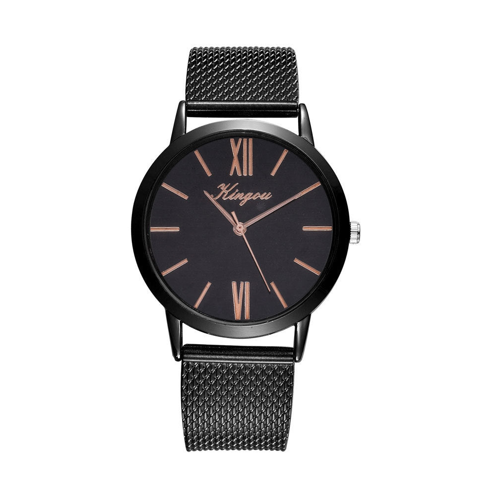 Fashion Simple Ladies Mesh Strap Quartz Watch - Amazhona 