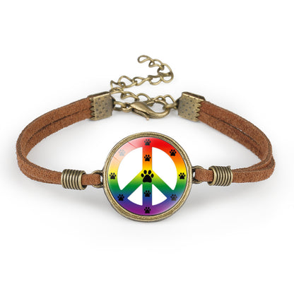 Peace Sign Symbol Sign Wild Hand Rope - Amazhona 